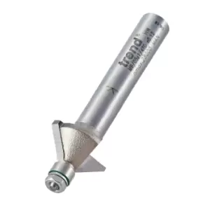 Image of Trend Mini Bearing Guided Chamfer Router Cutter 14.3mm 6.35mm 1/4"