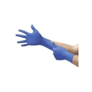 Image of Ansell Edge Size 6 Disposable Multi Purpose Nitrile Gloves Blue Pack