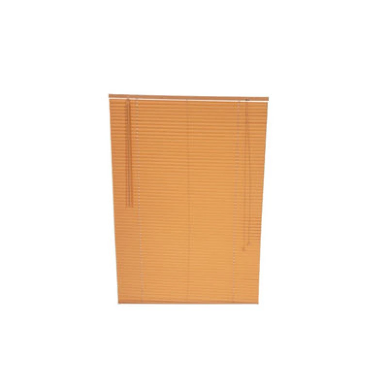 Image of OYPLA 100 x 150cm pvc Teak Wood Grain Effect Home Office Venetian Window Blinds with Fixings - Oypla OYP4722
