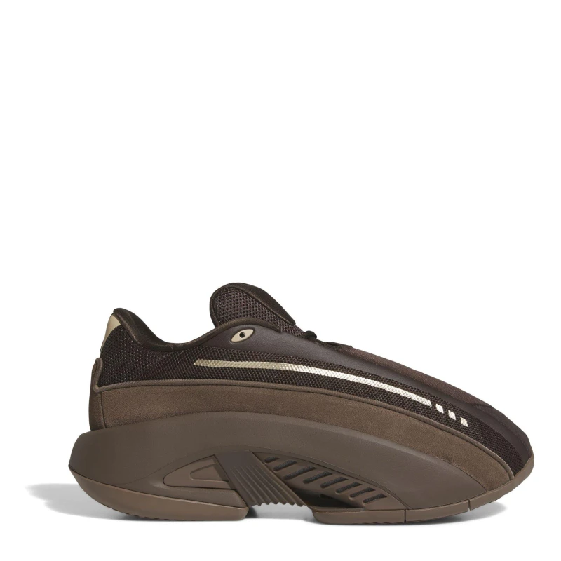Image of adidas Kids Mad Infin Basketball Trainers Dark Brown male 5 (38)
