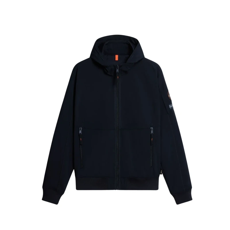 Image of Single-material waterproof jacket Napapijri Melville Noir Male S