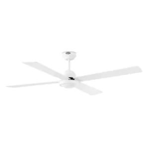 image of Ibiza Large Ceiling Fan Without Light White