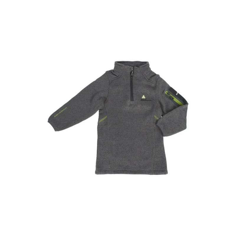 Image of Children's fleece jacket Peak Mountain Ecypa Gris Male 8 ans