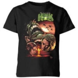 Image of Marvel Incredible Hulk Dead Like Me Kids T-Shirt - Black - 11-12 Years