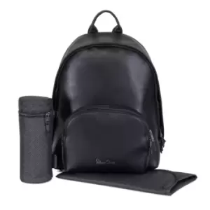 image of Silver Cross Vegan Leather Changing Rucksack - Black