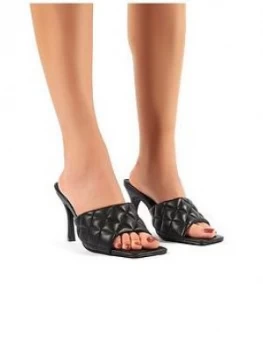 image of Public Desire Bossy Heeled Sandal - Black