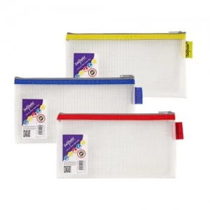 Image of Snopake EVA Mesh Zippa Bag DL Assorted Pack 3