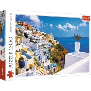 image of Trefl Santorini Greece Jigsaw - 1500 Piece