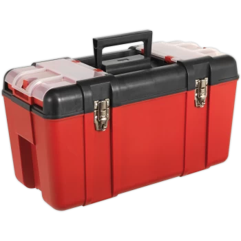 Image of Sealey Plastic Tool Box and Tote Tray 590mm