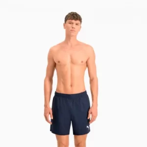 image of PUMA Swim Mens Mid Shorts, Dark Blue, size X Small, Clothing