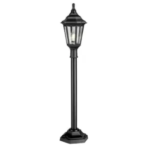 Image of Outdoor IP44 1 Bulb Short Mini Lamp Post Pillar Black LED E27 100W d01587