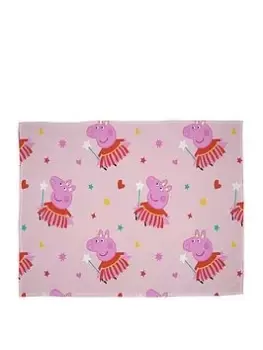 image of Peppa Pig Magic Fleece Blanket - Pink