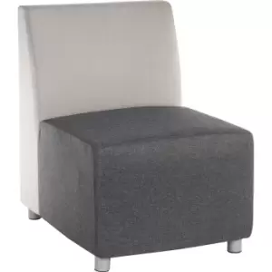 Image of Teknik Cube Modular Reception Sofa - Dark Grey Chair