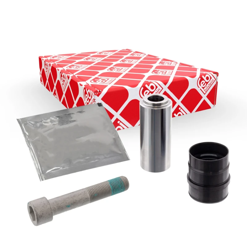 Image of FEBI BILSTEIN 107240 Brake Caliper Repair Kit with grease, with guide sleeve, Front Axle Repair Kit,brake caliper (405)