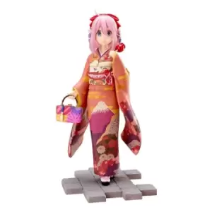 Image of Laid-Back Camp PVC Statue 1/7 Nadeshiko Kagamihara Furisode Ver. 21 cm