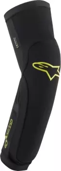 Image of Alpinestars Paragon Plus Knee / Shin Protectors, black-yellow, Size L, black-yellow, Size L