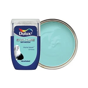Image of Dulux Easycare Bathroom Marine Splash Soft Sheen Emulsion Paint 30ml