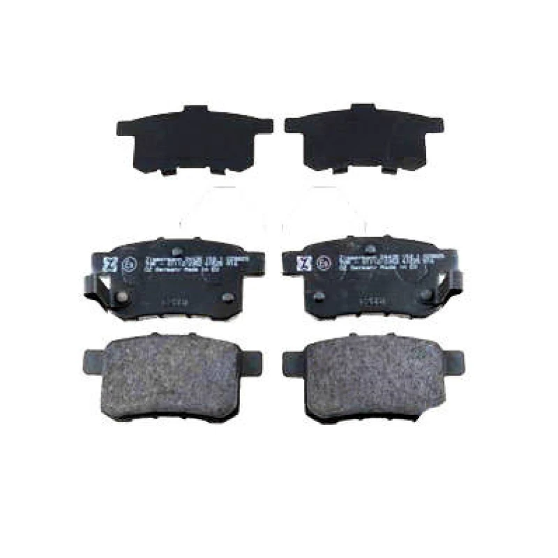 Image of ZIMMERMANN 24435.150.1 Brake pad set Rear Axle, with acoustic wear warning, with spring Brake Pad Set,disc brake (402)