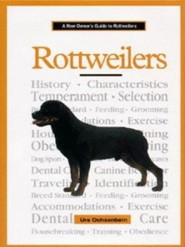 Image of A New Owners Guide to Rottweilers by Urs Ochsenbein Hardback