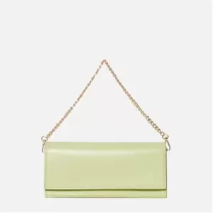 image of Missguided Faux Leather Chain Detail Shoulder Bag - Pink