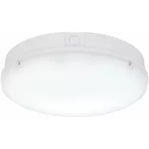 Image of Gloss White IP65 Bulkhead Light - 18W cct smd LED Module - 300mm Diameter