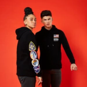Image of NASA Mission Unisex Hoodie - Black - XXL