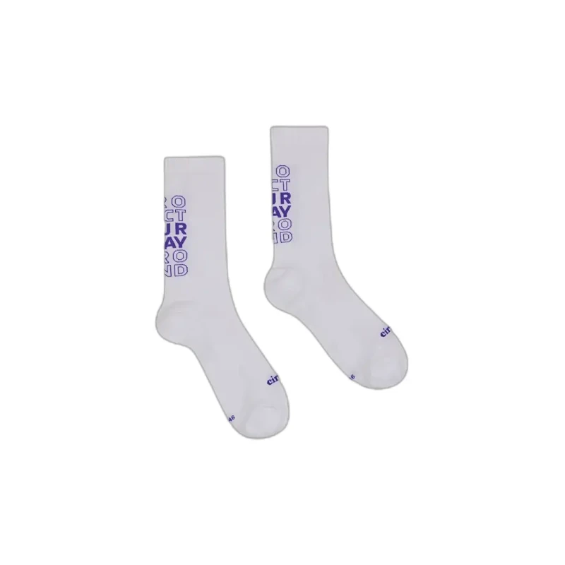 Image of Circle Sportswear Football Socks Circle Sportswear Speedy Blanc Unisex 43/46