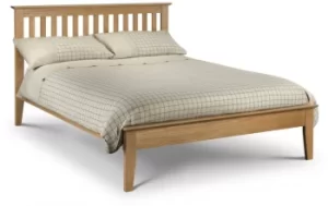 image of Julian Bowen Salerno 4ft6 Double Oak Wooden Bed Frame