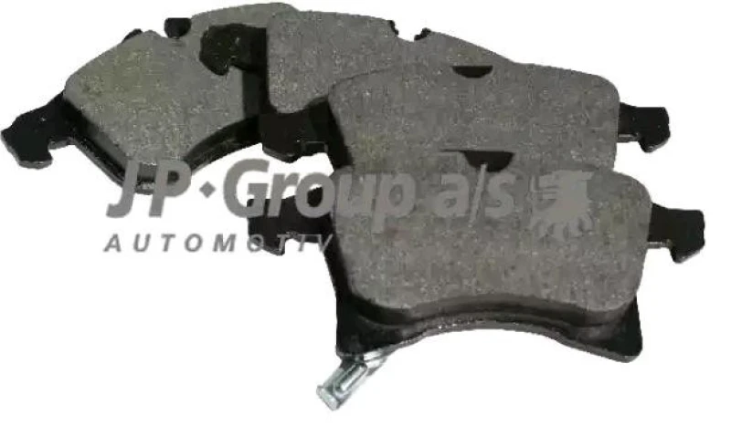 Image of JP GROUP 1263600410 Brake pad set JP Front Axle, with acoustic wear warning Brake Pad Set,disc brake (402)