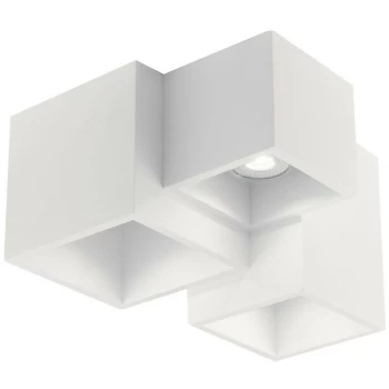 Image of Fan Europe Lighting - Fan Europe Foster - Paintable Plaster ceiling lamp, White, GU10