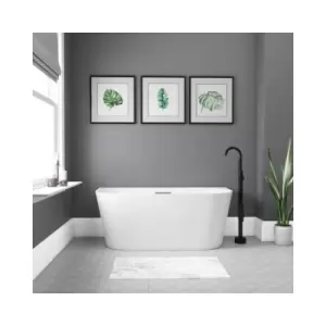 image of Freestanding Double Ended Back to Wall Bath 1500 x 745mm - Gable