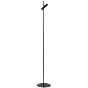 Image of Lucide PHILON - Floor Reading Lamp - Ø23cm - LED Dim. - 1x4,5W 3000K - Black