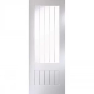 Image of Cottage White Primed Etch Glazed Interior Door 1981 x 762mm