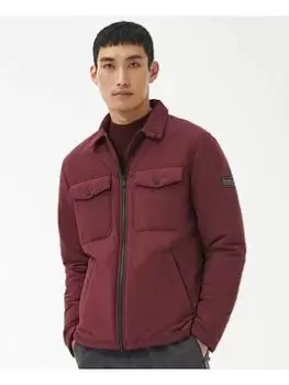 Image of Barbour International District Chest Patch Pocket Jacket - Red, Red Size M Men