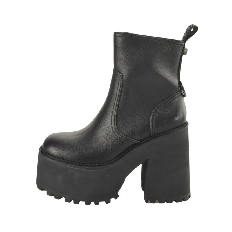 Image of Buffalo Womens zipped boots Buffalo Killah - Vegan Nappa Mid Noir Female 37