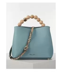 image of Luella Grey Madeliene Molten Bead Crossbody - Bermuda Blue