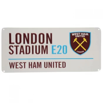 image of Team 3D Street Sign - West Ham