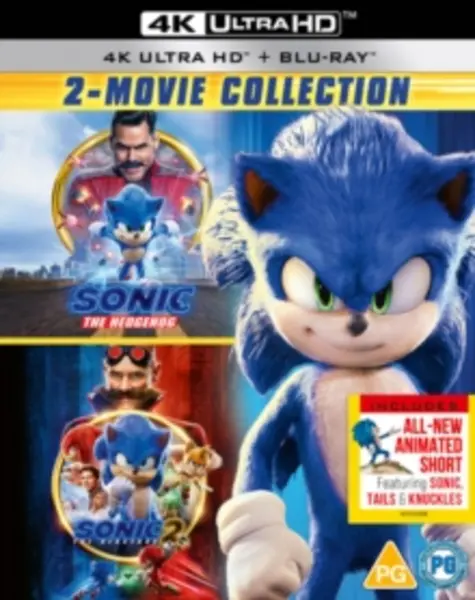 image of Sonic the Hedgehog: 2-movie Collection Bluray