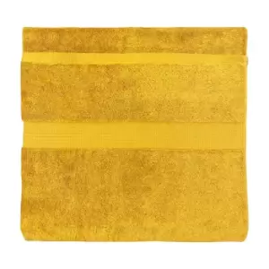 image of Paoletti Cleopatra Egyptian Combed Cotton Bath Towel Ochre