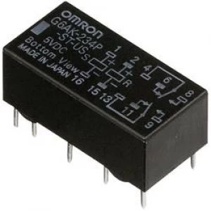 image of PCB relays 12 Vdc 2 A 2 change overs Omron G6AK 27