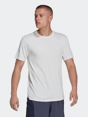 Image of adidas Designed 4 Training Heat.rdy Hiit Tee, White Size M Men