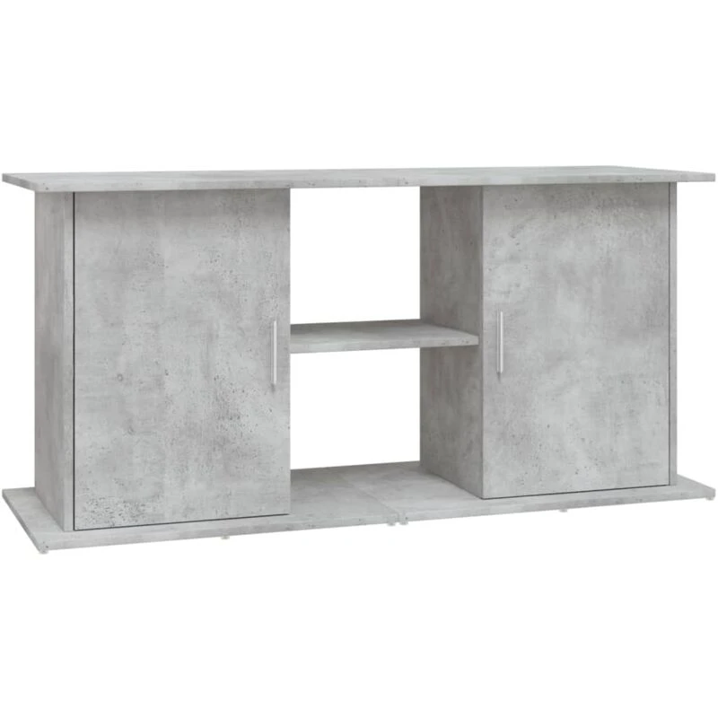 Image of VIDAXL Vidaxl - Aquarium Stand Concrete Grey 121x41x58cm Engineered Wood 8720845418212