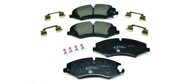 Image of HELLA Brake pad set HELLA 8DB 355 015-551