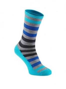 image of Madison Isoler Merino 3-Season Sock, Blue Fade