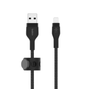 Image of Belkin CAA010BT1MBK USB cable 1m USB A USB C/Lightning Black