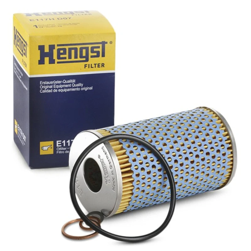 Image of Oil filter HENGST FILTER E117H D07