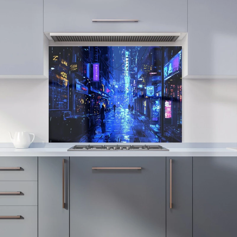 Image of Designer Kitchen Splashbacks Dante Mercer: 00012 Kitchen Splashback Size: 600mm x 750mm Multicolor Unisex 600mm x 750mm