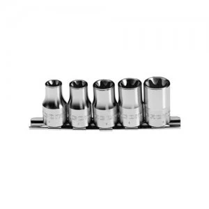 image of Facom 5 Piece 3/8" Drive Torx Socket Set 3/8"