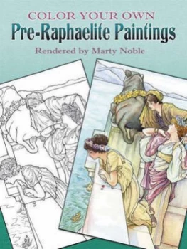 Image of Color Your Own Pre-Raphaelite Paintings by Marty Noble Paperback