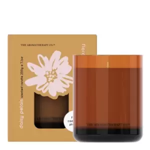 image of The Aromatherapy Co Floral Bloom Daisy Candle 200g Orange